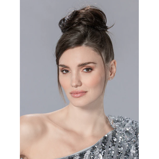 chignon Cassis couleur espresso mix