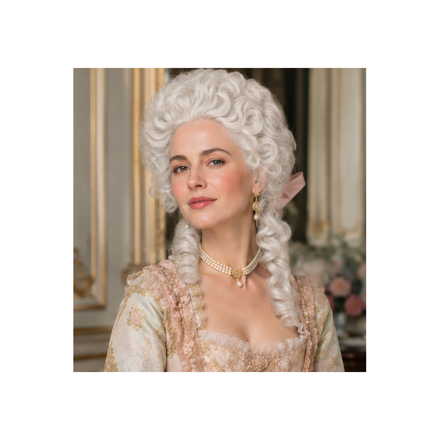 Perruque historique Madame de Pompadour