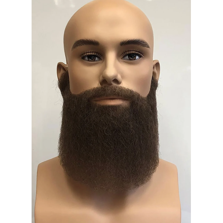 Barbe et moustache de théâtre MB9 – 100 % cheveux naturels